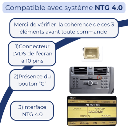Systèmes multimédias compatibles NTG 4.0