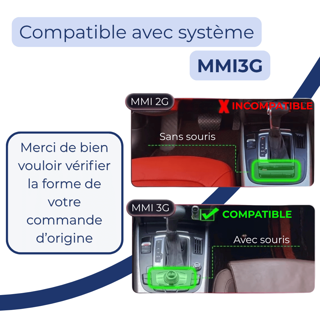Systèmes multimédias compatibles MMI3G
